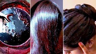 Nisha mehndi बालो में लगाने का बिल्कुल सही तरीका Burgundy hair color at home | Nisha mehndi for hair