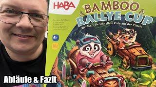 Bamboo Rallye Cup (Haba) - Rennspiel und Würfelspiel mit viel Action für Kinder ab 6 Jahren