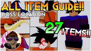 Dragon Blox (Super Saiyan Simulator 2) ALL ITEM ULTIMATE GUIDE!! ALL BOSS LOCATION!! | ROBLOX (2023)