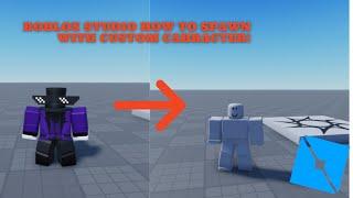 Roblox Studio Spawn With Custom Character!