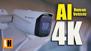 Amcrest AI 4K IP PoE NVR Security Cameras - Now has Person and Vehicle Detection.