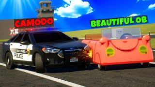 Prison Break Leads to Police Chase in Lego City! (Brick Rigs Multiplayer)