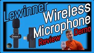 Lewinner Wireless Microphone Review and Demo