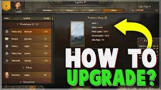 How to Upgrade Workshops in Bannerlord?