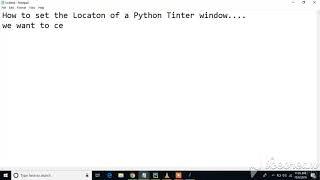 How to place a Python tkinter window in the center of the screen