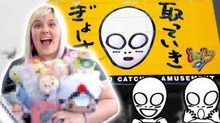 We won SO much in Japan! BIGGEST UFO catcher claw machine arcade in the world Everyday UFO in Japan