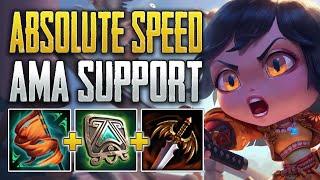 THE FASTEST SUPPORT ALIVE! | Amaterasu Support Gameplay | SMITE 1 Conquest