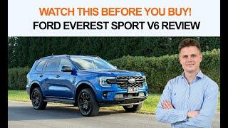 2025 Ford Everest Sport V6 7 Seater 4WD Review Australia : Better than a Toyota Prado & Isuzu MUX?