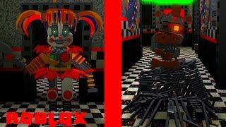 Becoming Scrap Baby and Molten Freddy in Roblox?! Roblox FNAF 6 Lefty's Pizzeria