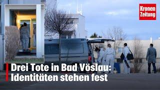 Drei Tote in Bad Vöslau: Identitäten stehen fest | krone.tv NEWS