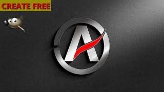 Professional Letter 'A' Logo Design in GIMP | Ultimate Metallic Effect Tutorial 2025