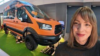 25.000 € ! SPRINTER KILLER FORD TRANSIT 4x4 extrem WOHNMOBIL UMBAU mit Sperren und Untersetzung