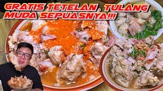 GAK NYANGKA AKAN SE-ENAK INI!!! BAKSO URAT JUMBO VIRAL YG GRATISIN TETELAN...