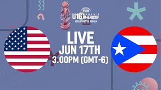 USA v Puerto Rico | Full Basketball Game | FIBA U16 Women's AmeriCup 2025