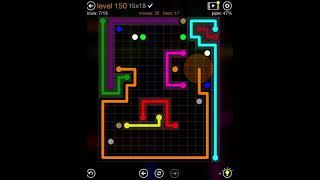 Beating the hardest level on Flow Free