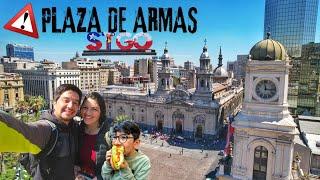  NO VISITES Plaza de Armas sin ver este Video ️- Santiago de Chile  4K