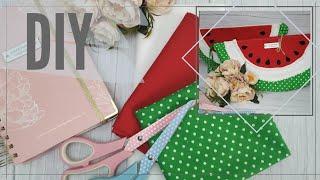 Ideas para regalar con tela - CUTE BAG with fabric scraps - DIY BAG ideas - Manualidad con tela