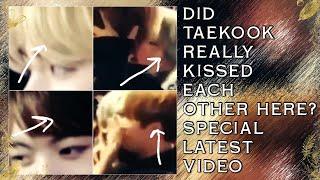 OMG! Did Taekook Kissed Each Other Here?  Special Latest Video #bts #jungkook #taehyung #taekook