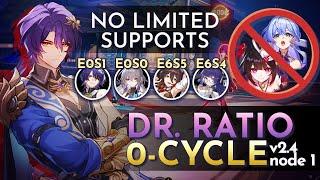 E0S1 Dr. Ratio 0 Cycles Kafka with NO ROBIN | 2.4/2.5 Memory of Chaos