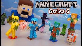 Minecraft Mattel Comic Maker Figures Series 3 Unboxing!