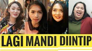 ARTIS CANTIK INI DI INTIP ORANG LAGI MANDI