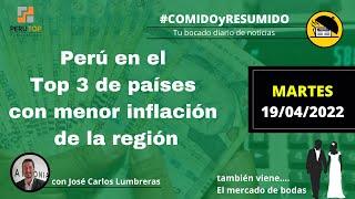  Perú en el Top 3 de países con menor inflación de la región