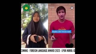 Duet Competition||English Conversation||Qonita Nuril G ||Lembaga Pengembangan Bahasa Asing NURISKA