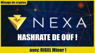 HASHRATE DE OUF sur NEXA avec RIGEL MINER sur hiveOS =) ca marche aussi sur Windows.