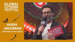 Hugh Jackman surprises action takers | Global Citizen Festival NYC 2024