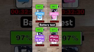 iPhone 16 and 16 Plus vs iPhone 15 and iPhone 15 Plus battery test!