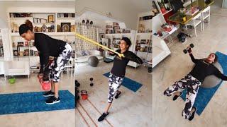 Manchu Lakshmi evening workout ||  small screen friends