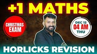 +1 MATHS CHRISTMAS EXAM  I HORLICKS REVISION | MS SOLUTIONS