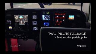 TopView EasyFlight - Cockpit simulator: All the necessary equipment for a realistic simulation