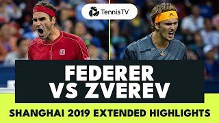 The Day Federer ALMOST Stole Victory vs Zverev | Shanghai 2019 Extended Highlights