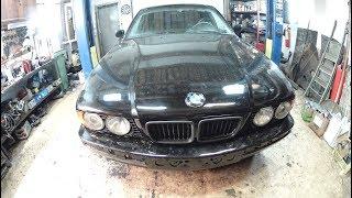 BMW e34 530 V8 сборка салона и морды)) (11 серия)