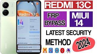 Redmi 13C Frp Bypass MIUI 14  Without PC  / redmi 13c MIUI 14 frp bypass latest security #redmi13c