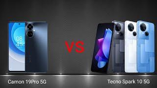 Tecno Spark 10 5G vs Tecno Camon 19 Pro 5G full Review - Spark 10 5G
