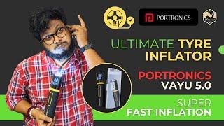 Unboxing Portronics Vayu 5.0 Tyre Inflator | Super-Fast Inflation for Bike & Car @portronicsdigital