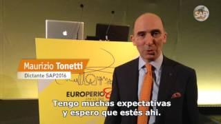 Maurizio Tonetti en SAP2016