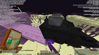 First Time Mining Ender Dragón Head Minecraft