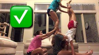 BEST FRIEND 4 PERSON YOGA CHALLENGE!