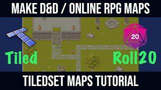 How to Make Custom Maps for Online Games Fast with Tiled Map Editor & Tilesets