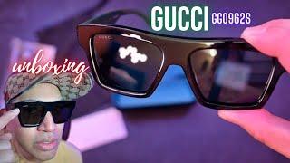 Unboxing: Gucci Sunglasses (GG0962S) Black/Green/Grey