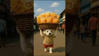 The poor puppy didn't have Bread so,his rich friends making fun of him #shorts
