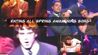 Rating  The Songs in Spring Awakening