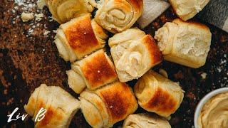 Fluffy Dinner Rolls with Maple Butter (vegan/plant-based!)