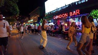 Alanya Bar Street Walk, Türkiye, Summer 2022