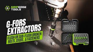 G-FORS Extractors | Broken Bolt, Stud, Fastener Removal | How To