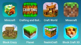 Minicraft, Crafting and Building, Craft World, Minecraft, Block Crazy, Planet, Realm Craft