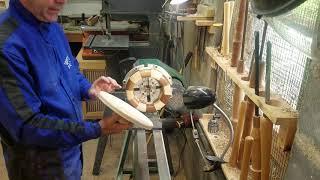 Woodturning a Segmented Donut & A Challenge from Gord Rock